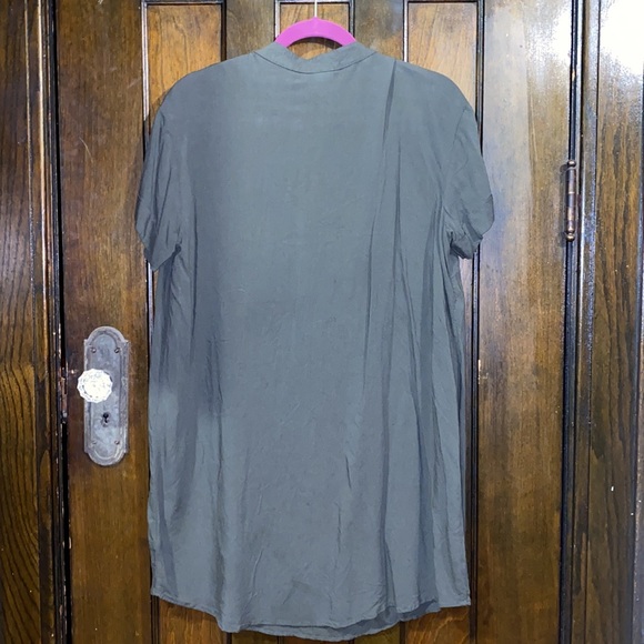 H&M Olive Green Dress Women’s Medium - Picture 2 of 4